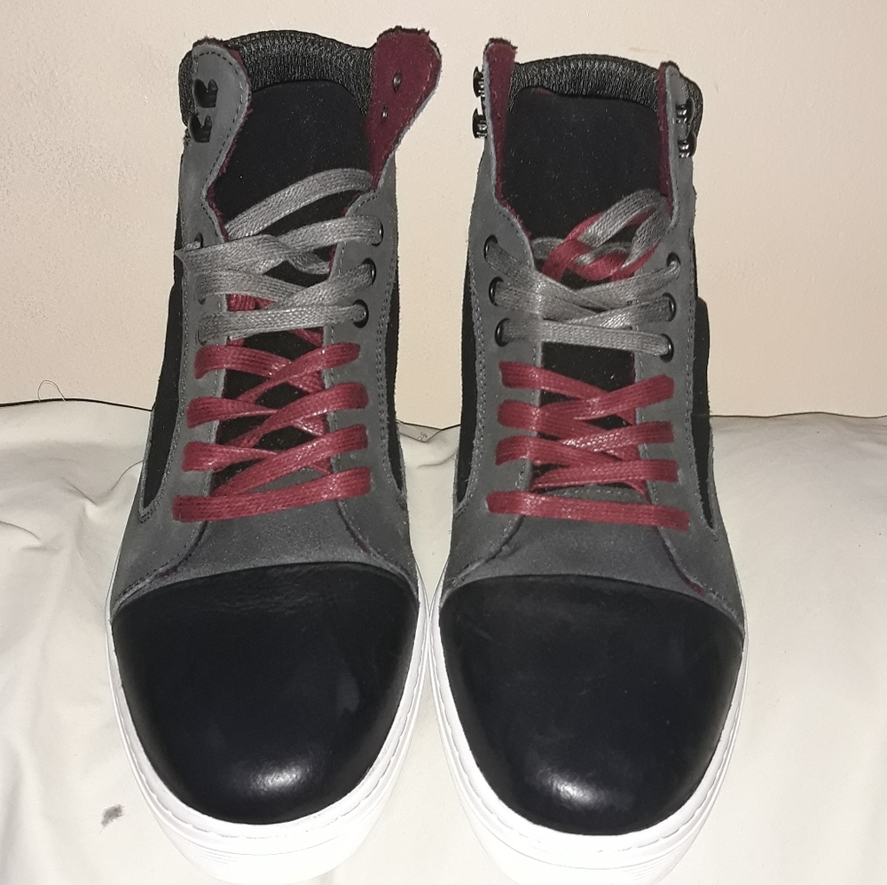 Robert Wayne Gunther Suede Hight Top Sneaker - Picture 4 of 8